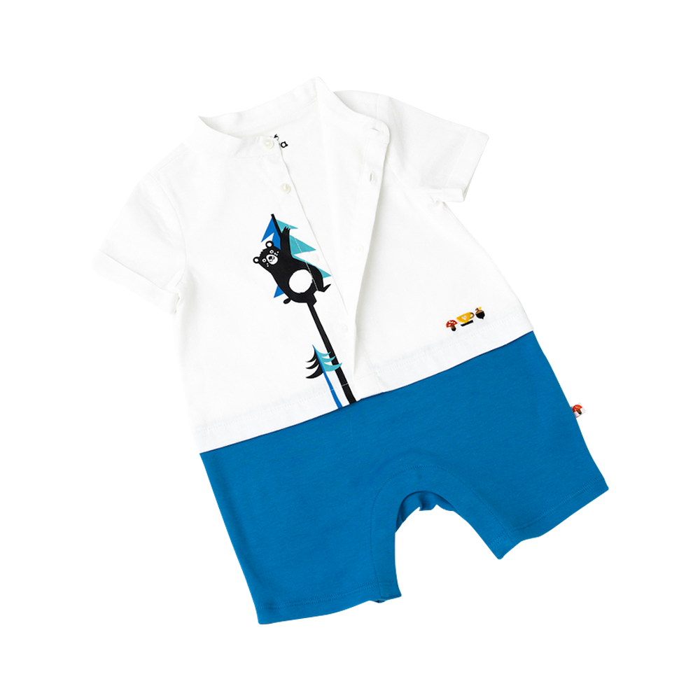Bear Short Sleeves Romper