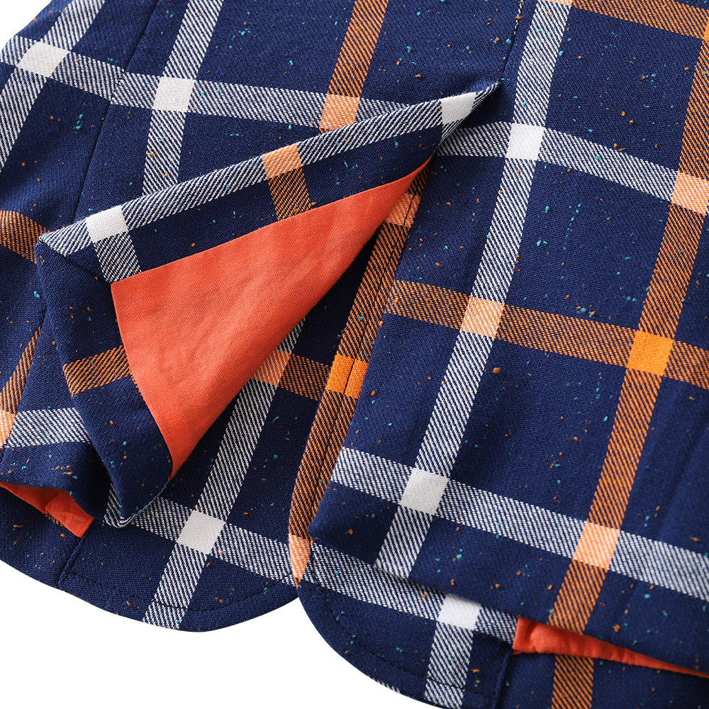 Check Single-Breasted Blazer