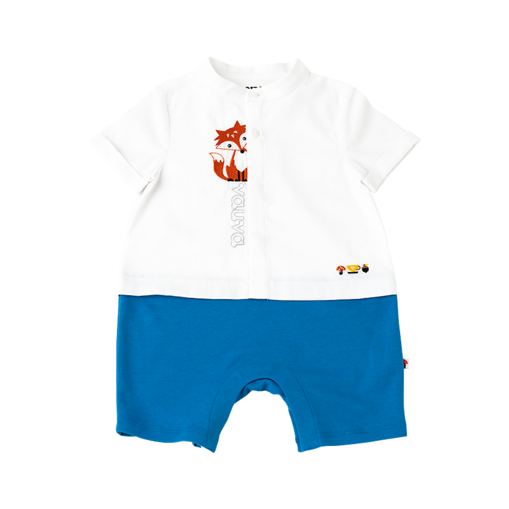 Fox Short Sleeves Romper