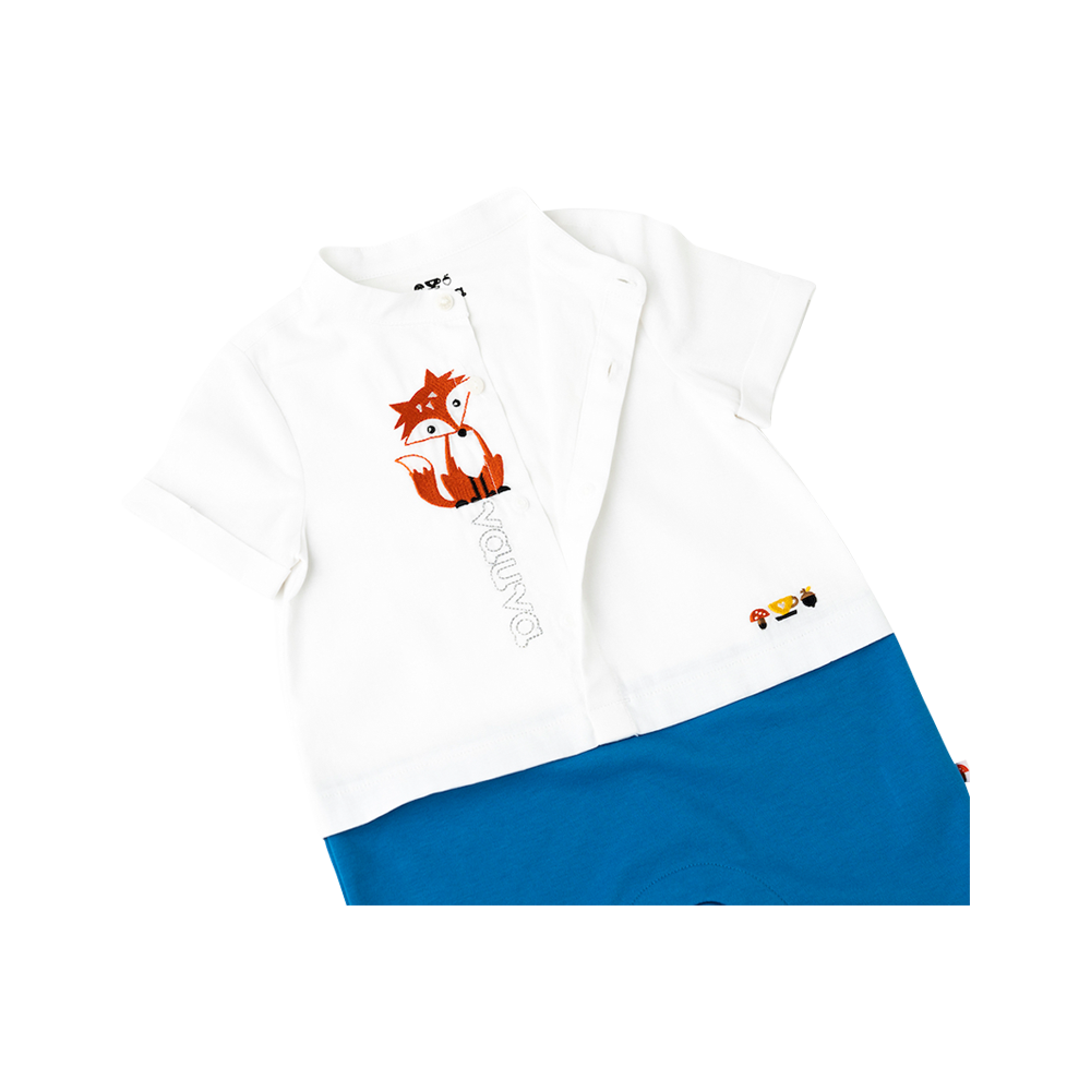 Fox Short Sleeves Romper
