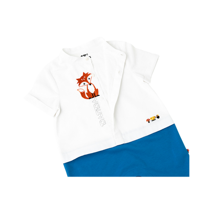 Fox Short Sleeves Romper