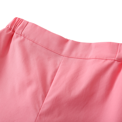 Logo Print Shirt/ Shorts Set