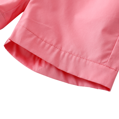 Logo Print Shirt/ Shorts Set