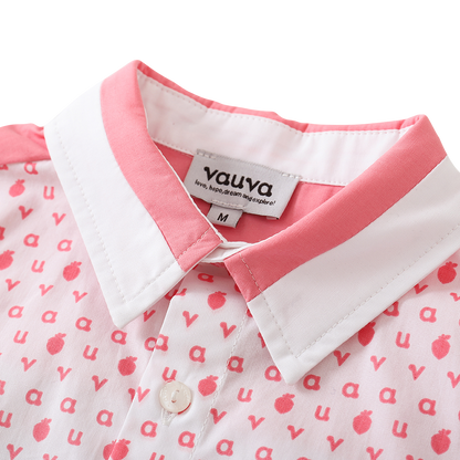 Logo Print Shirt/ Shorts Set