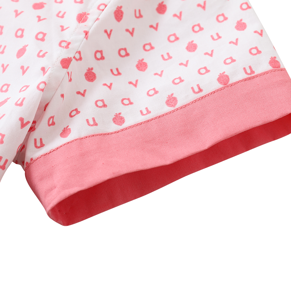 Logo Print Shirt/ Shorts Set