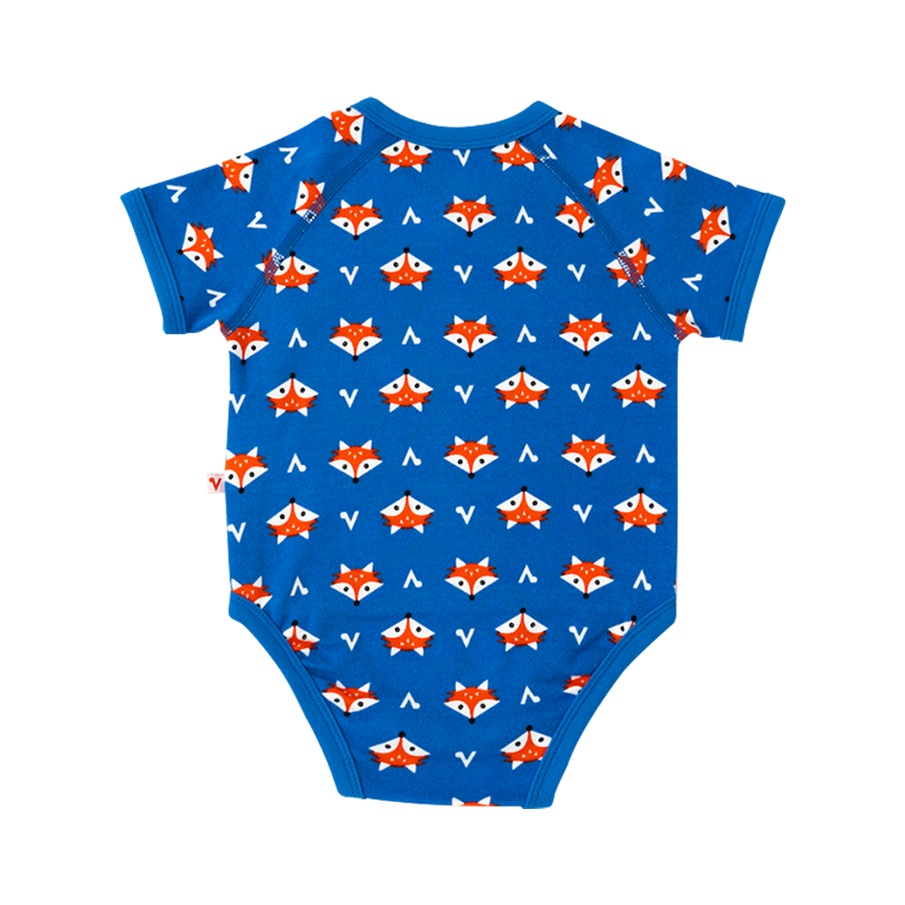 Organic Cotton Baby 2-Packs Fox-Print Bodysuits