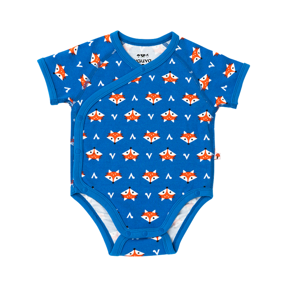 Organic Cotton Baby 2-Packs Fox-Print Bodysuits
