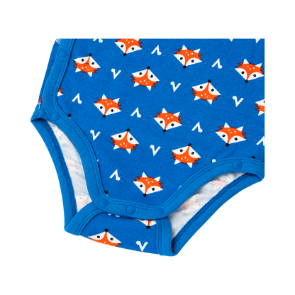 Organic Cotton Baby 2-Packs Fox-Print Bodysuits