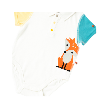 Organic Cotton Baby 2-Packs Fox & Bear Bodysuits