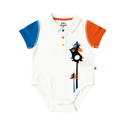 Organic Cotton Baby 2-Packs Fox & Bear Bodysuits