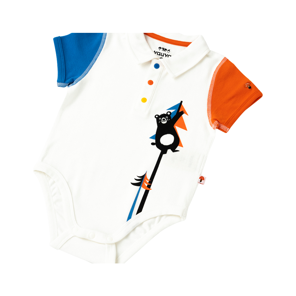 Organic Cotton Baby 2-Packs Fox & Bear Bodysuits