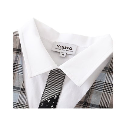 Shirt With Faux Layered Waistcoat