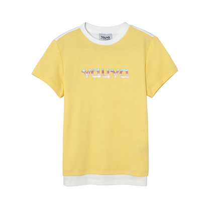 Logo Embroidered T-Shirt