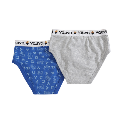Boys Organic Cotton Underwear / Grey