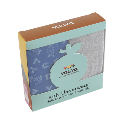 Boys Organic Cotton Underwear / Grey