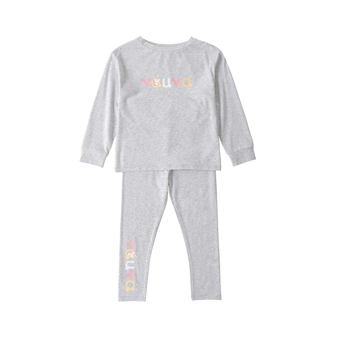 Girls Long Sleeves Unicorn Sleeping Wear Set