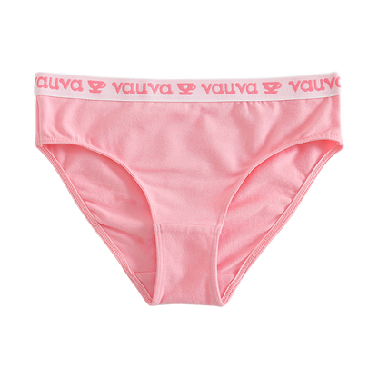 Girls Organic Cotton Underwear - Pattern / Pink