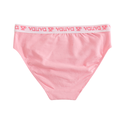 Girls Organic Cotton Underwear - Pattern / Pink