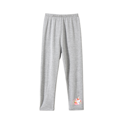 Girls Unicorn Long Pants