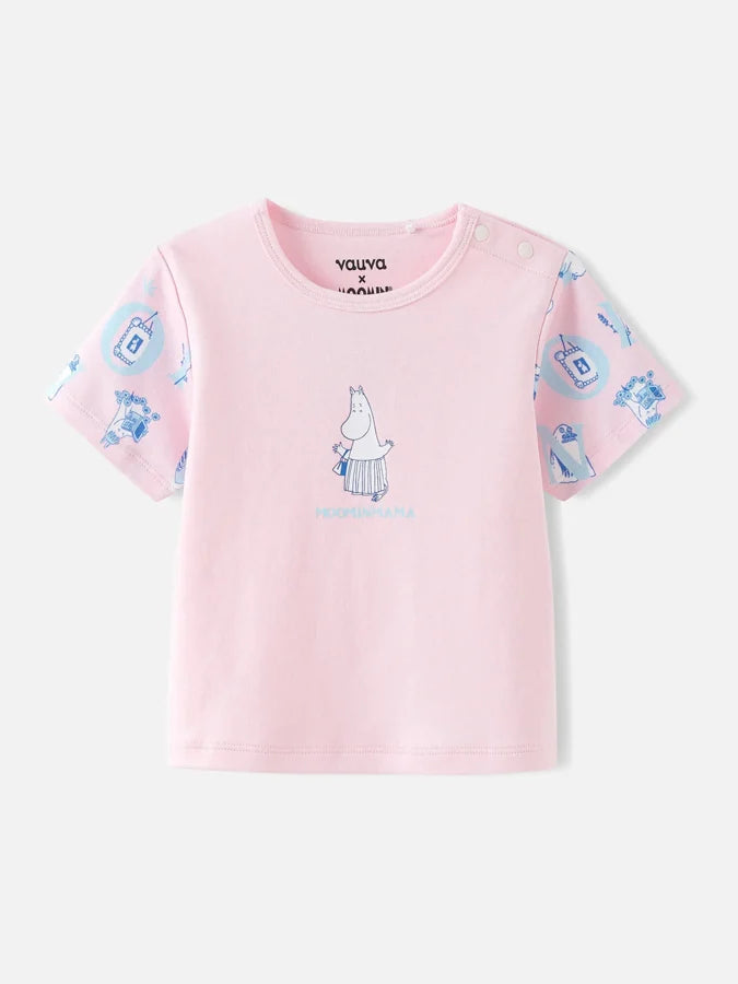 Moomin Mama Print Baby T‑Shirt, Pink
