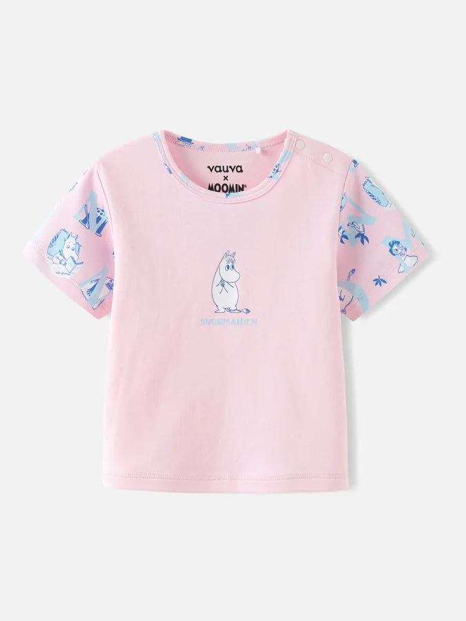 Snorkmaiden Print Baby T‑Shirt, Pink
