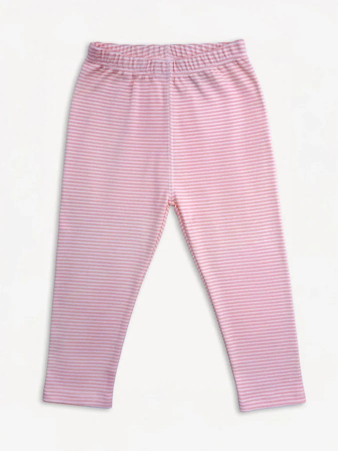 Baby Stripes Leggings, Pink