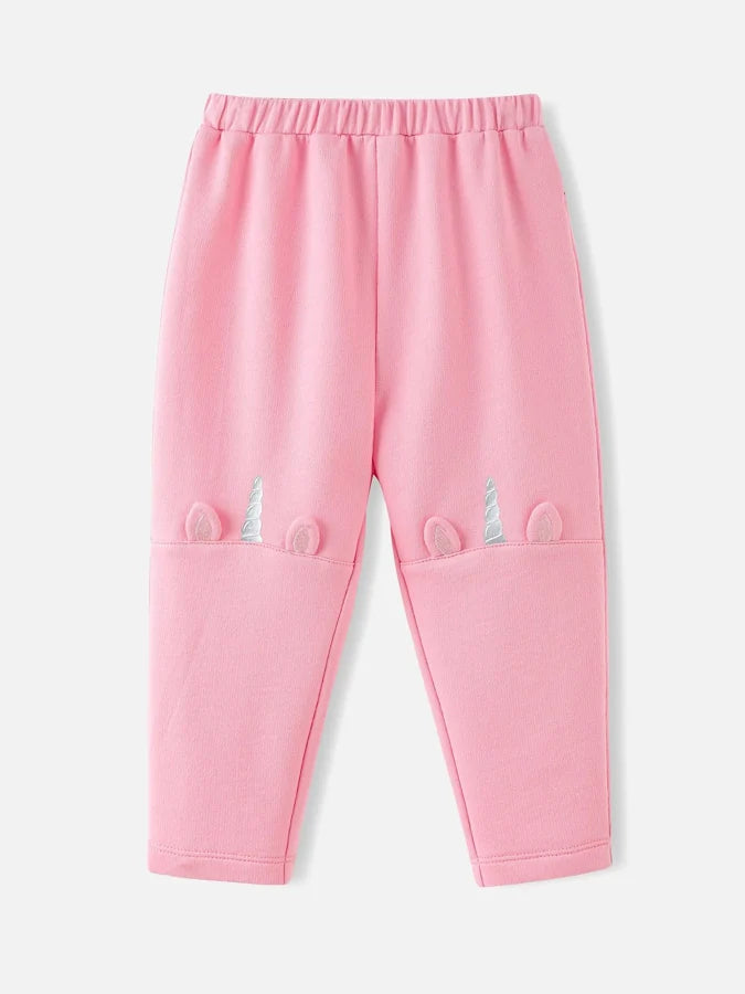 Baby Girls Cozy Knit Pants, Pink