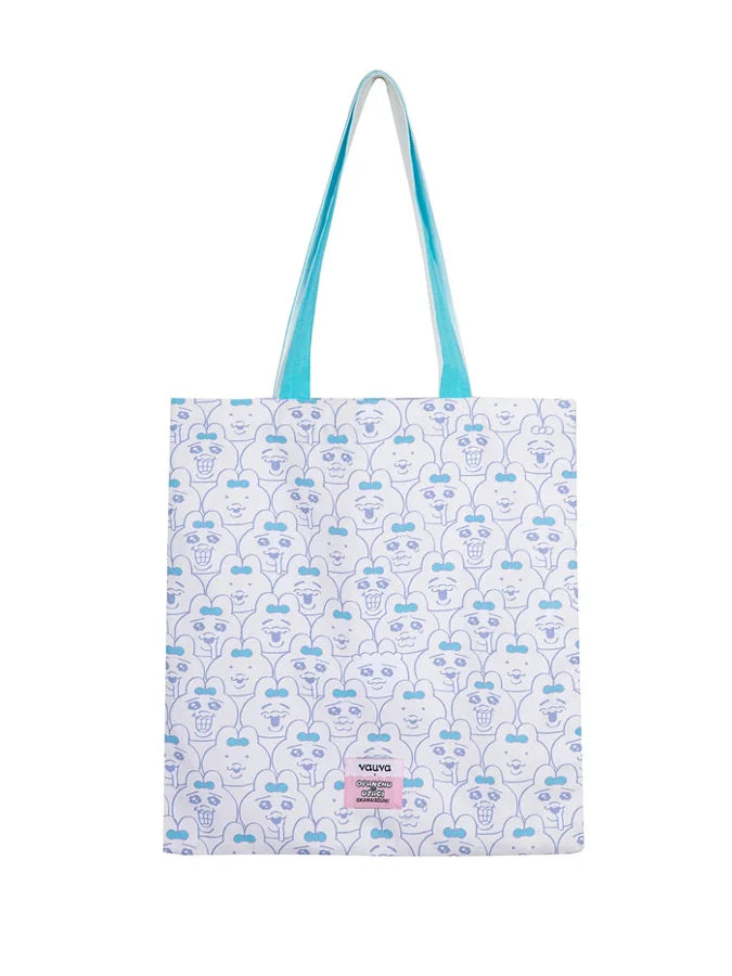 Limited Edition All‑Over Bunny Print Cotton Tote Bag, White