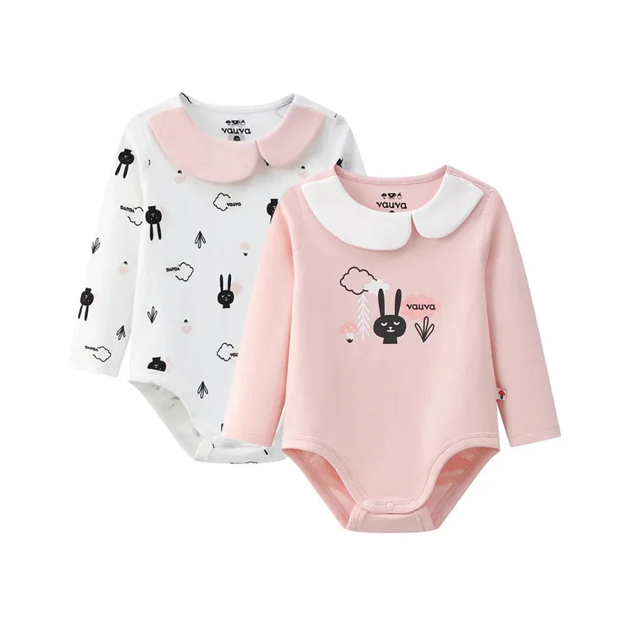 BBNS - Baby Anti-Bacterial Organic Cotton Bodysuits, As pictured