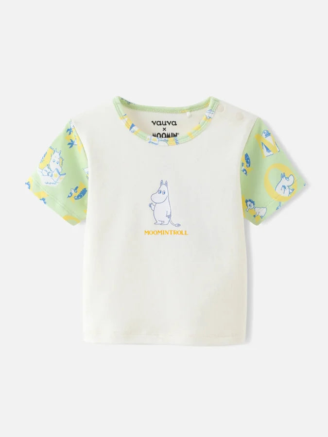 Moomintroll Print Baby T‑Shirt, Ivory