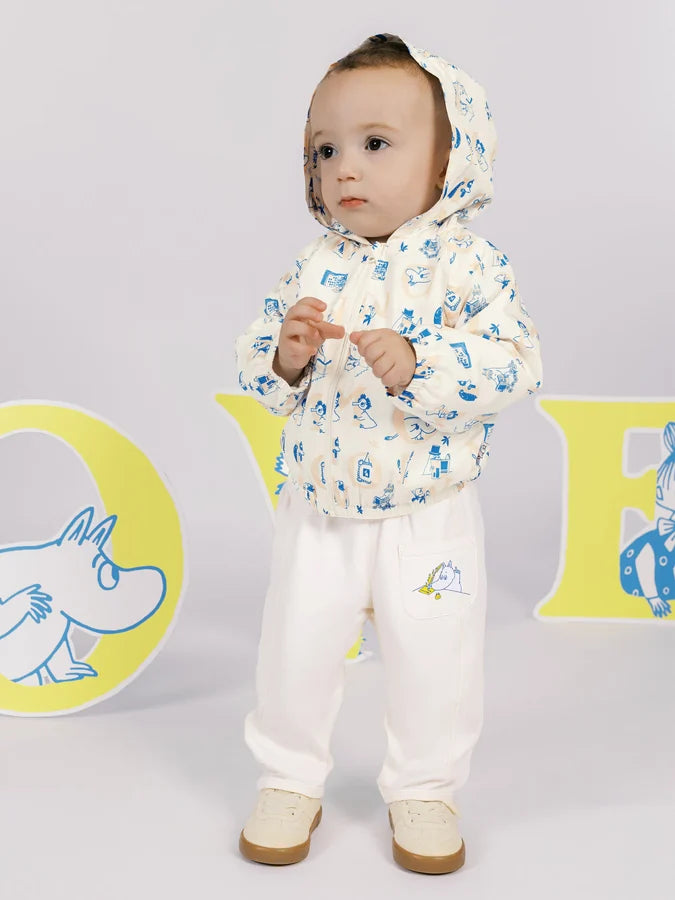 Moomin Print Baby Pants, Ivory