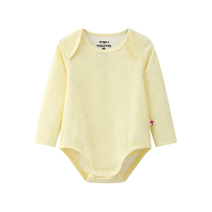 BBNS - Organic Cotton White/Light Yellow Bodysuits, As pictured