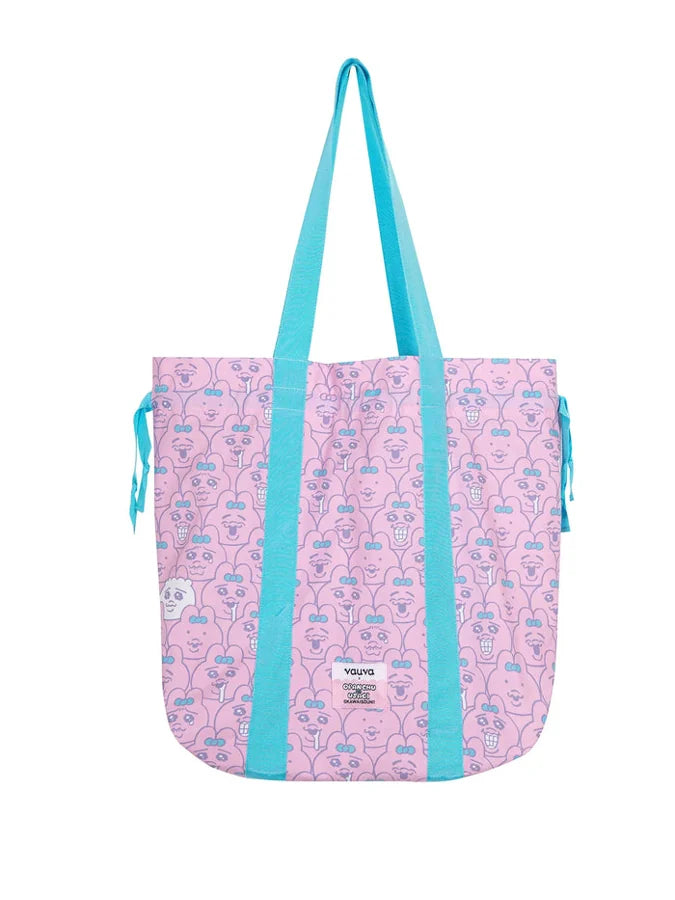 All‑Over Bunny Print Large Tote Bag, Pink